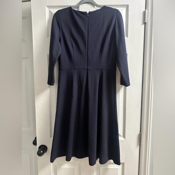 🆕 Talbots PONTE FIT & FLARE DRESS - Picture 7 of 9